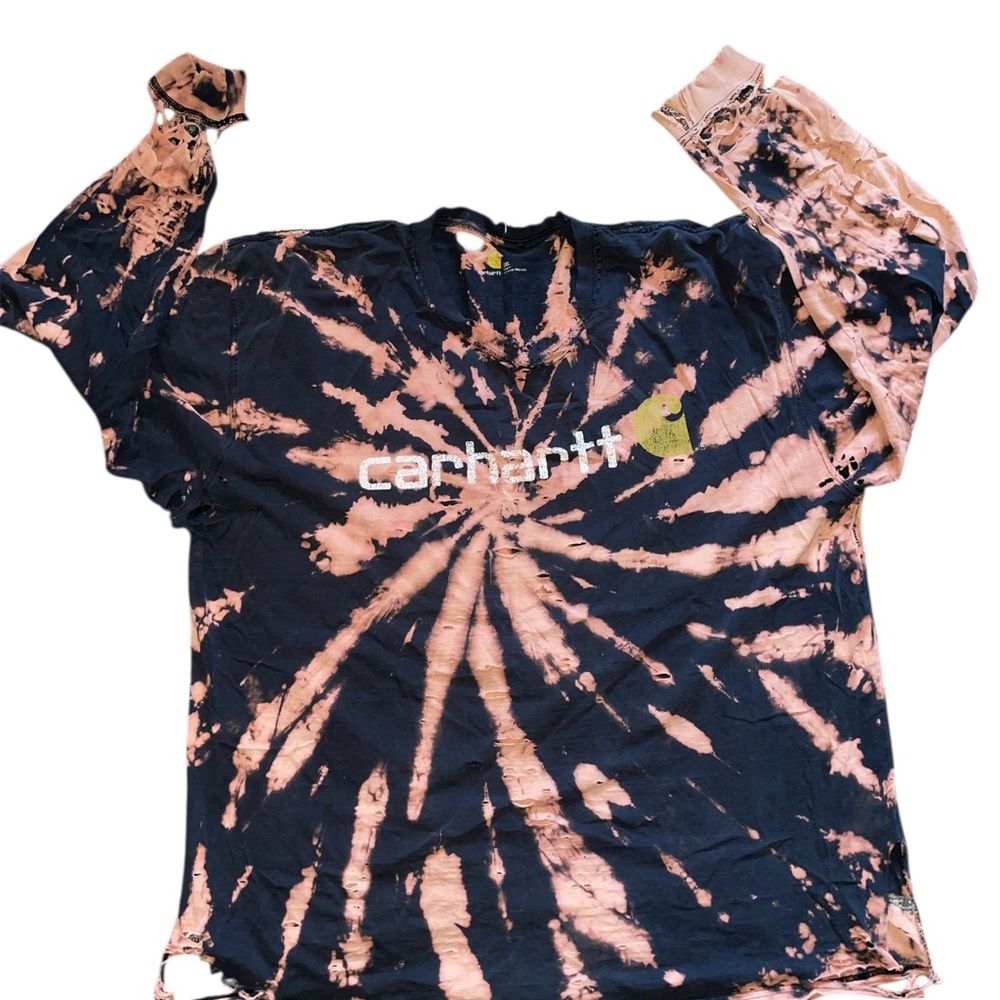 Carhartt Heavy Distressed and Tie-Dye Long Sleeve